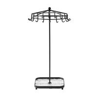 Detachable Rotating Necklace Stand Jewelry Display Holder Necklace Rack Storage Stand Perfect for Home and Business Use juoda