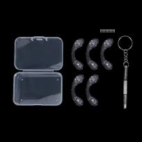 Glasses Nose Holder Universal Airbag Silicone Nose Bridge Frame Anti Slip Support Blade With Screwdriver Glasses Nose Holder