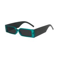 Luxury Rectangle Fashion Sunglasses Man Hip Hop Vintage Designer Black Shades Sun Glasses Small Frame Personality UV400 Eyewear