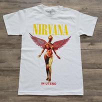Officially Licensed Nirvana InUtero T Shirt Unisex T-Shirt S gray
