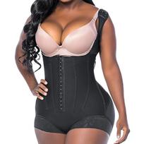 Full Body Shaper With Adjustable Straps And Front Hooks S