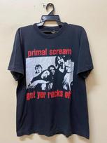 Retas vintažinis Primal Scream indie JK grupės marškinėliai BL119 Unisex T-shirt L black