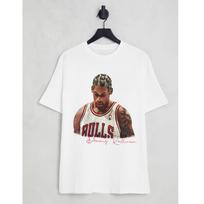 HOT Dennis Rodman Vintage 90s T-Shirt White Unisex Tee S-5XL Basketball Legend R XXXXL white