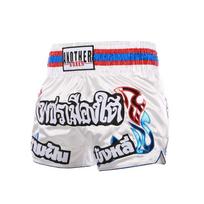 Muay Thai Šortai Bokso MMA Treniruočių Kovos Kelnės Vyrams Moterims Profesionalių Kovos Sporto Salės Treniruotė XS white