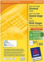 Avery Zweckform Avery 3475 printer label White