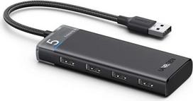 Ugreen HUB USB-C CM653 1XUSB-C 4XUSB-A - grey