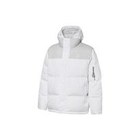Puma Embroidered Logo Color Block Hooded Down Jacket Men Outerwear White 534973-02 L white
