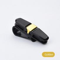 Car Sunglasses Frame Carbon Fiber Bills Glasses Clip For Kia Mg Hs Accessories Peugeot 206 Chery Tiggo 7 Pro Skoda Octavia A5 auksinė