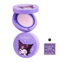 Greenfinger Forest Sun Cushion - Sanrio Kuromi Limited Edition (13g)+Kuromi Sticker pink