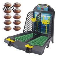 Rugby Tabletop Game 2-Player Competitive Board Game Finger Launcher Shoot Family Night for Kids Teens Adults Desktop