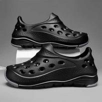 Platform Lace-up Men Aqua Shoes Slippers Indoor Sandals Men's Beach Flip Flops Sneakers Sport Funny Cute Beskets Premium 39 black