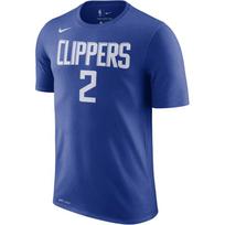 Nike Kawhi Leonard Los Angeles Clippers apvalia iškirpte megztukas trumpomis rankovėmis T-shirt vyriški viršutiniai drabužiai BQ1537-404 L