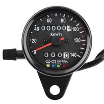 65mm Mechaninis Vandeniui Atsparus Spidometras su UV Apsauga ir LED Apšvietimu Motociklo Odometras su Indikatoriumi normal black