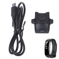 Išmaniojo laikrodžio įkroviklis Huawei Honor Band 5 4 3 įkroviklis USB įkrovimo laidas 1pcs black