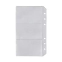 10Pcs Loose-Leaf Loose-Leaf Card Package A6 Budget Binder High-quality Binder Pockets Three Pockets