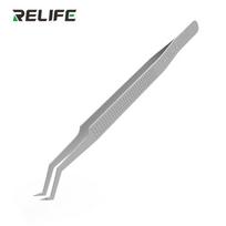 RELIFE ST-20L Precision High Hardness Curved Tips Tweezers for Mobile Phone Motherboard IC Chip Tinning Positioning Repair Tools ST-20L