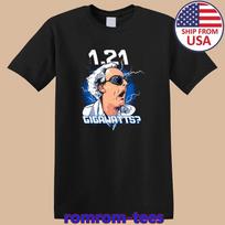 Dr. Brown 1.21 Gigawatts Back to The Future Black Size S-5XL 3XL white