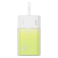 Išorinė baterija POWER BANK Baseus 5200mAh (1xType-C; QC3.0 60W) balta