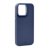 Puro Icon Mag Pro magnetinis silikoninis dėklas telefonui iPhone 15 Pro Max - tamsiai mėlynas