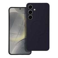 Silikoninis magnetinis dėklas telefonui, suderinamas su MagSafe, skirtas SAMSUNG S26 Edge, juodas