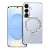 ELECTRO MAG COVER dėklas telefonui suderinamas su Magnetiniu MagSafe SAMSUNG S25 sidabrinė