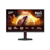 Monitorius AOC Gaming | Q27G4SRU | 27 in | Fast IPS | QHD 2560 x 1440 at 320 Hz | 400 cd/m² | 2xHDMI, DisplayPort | Height, pivot (rotation), swivel, tilt | None