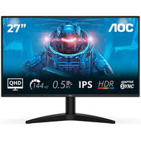 Monitorius AOC Q27B36X 27" IPS QHD 2560x1440 144Hz 300cd/m² HDMI DisplayPort reguliuojamas pakreipimas