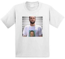 Scottie Scheffler Wearing Tiger Woods Mugshot Unisex T-Shirt S įvairiaspalvis