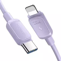 USB kabelis Joyroom (S-CL020A14) "USB-C (Type-C) to Lightning Cable" (20W 1.2m) violetinis