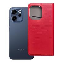 Atverčiamas Smart Case Book dėklas, skirtas Oppo Reno 15, raudonas