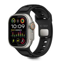 TECH-PROTECT ICONBAND LINE APPLE WATCH 8 / 9 / 10 / 11 / SE / ULTRA (44 / 45 / 46 / 49 MM) juodas/juodas