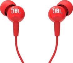 Ausinės JBL C100SI raudonos