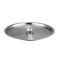 Silver Stainless Steel Wok Lid General Pan Lid Household Cooking Pot Cover  Soup Bucket 24CM