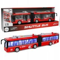 [PACZB] Artikuliuotas miesto autobusas troleibusas 1:19 su pavara, atidaromos durys Z3474