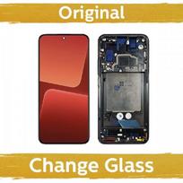 LCD Ekranas suderinamas su Xiaomi 13 su rėmeliu / Juodas / (Atnaujintas: Kinija)