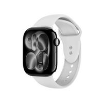 Crong Liquid Apple Watch dirželis, 44/45/46/49 mm, baltas