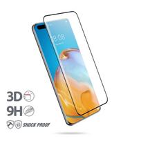 Crong 3D Armour Glass 9H visą ekraną dengiantis grūdintas apsauginis stiklas, skirtas Huawei P40 Pro, su montavimo rėmeliu