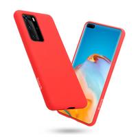 Crong Color Cover dėklas, skirtas Huawei P40 Pro, raudonas