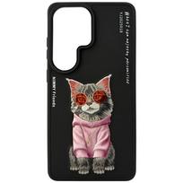Nimmy Glasses Cool Cat dėklas Samsung Galaxy S26 Ultra juodas