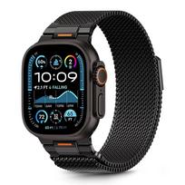 TECH-PROTECT MILANO VANGUARD APPLE WATCH 8 / 9 / 10 / 11 / SE / ULTRA (44 / 45 / 46 / 49 MM) JUODAS