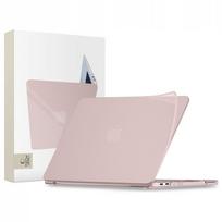 Tech-Protect Softshell deklas MacBook 13 colio 2026, matinis rožinis