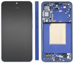 Ekranas Samsung S936 S25 Plus su lietimui jautriu stikliuku ir rėmeliu Navy originalus (assembled service pack)