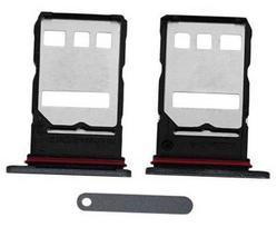 SIM kortelės laikiklis Honor 400 Lite Velvet Black originalus (service pack)