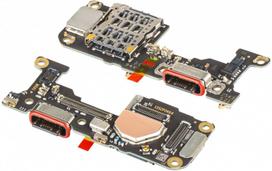 Lanksčioji jungtis Xiaomi 15T Pro su įkrovimo kontaktu ir mikrofonu, SIM kortelės kontaktu originali (service pack)
