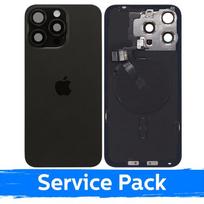 Galinis dangtelis skirtas Apple iPhone 15 Pro Max / Black Titanium / (Service Pack)
