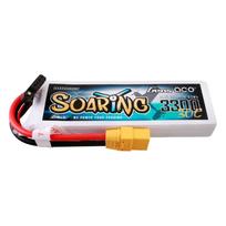 „Gens Ace“ „G-Tech Soaring“ 3300 mAh, 11,1 V, 30C, 3S1P LiPo akumuliatorių rinkinys su XT90 jungtimi