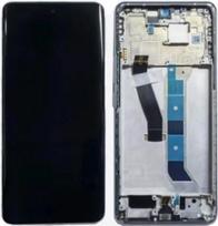 Ekranas Xiaomi Redmi Note 15 5G su lietimui jautriu stikliuku ir rėmeliu Glacier Blue originalus (service pack)