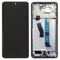 Ekranas Xiaomi Redmi Note 15 5G su lietimui jautriu stikliuku ir rėmeliu Black originalus (service pack)