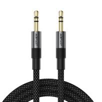 Acefast J10 AUX laidas mini jack 3.5mm 1m - juodas