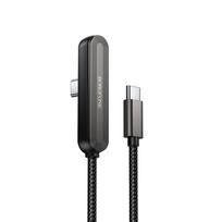Borofone laidas BX125 Pacifico - Type C į Type C - PD 60W 1 metras juodas